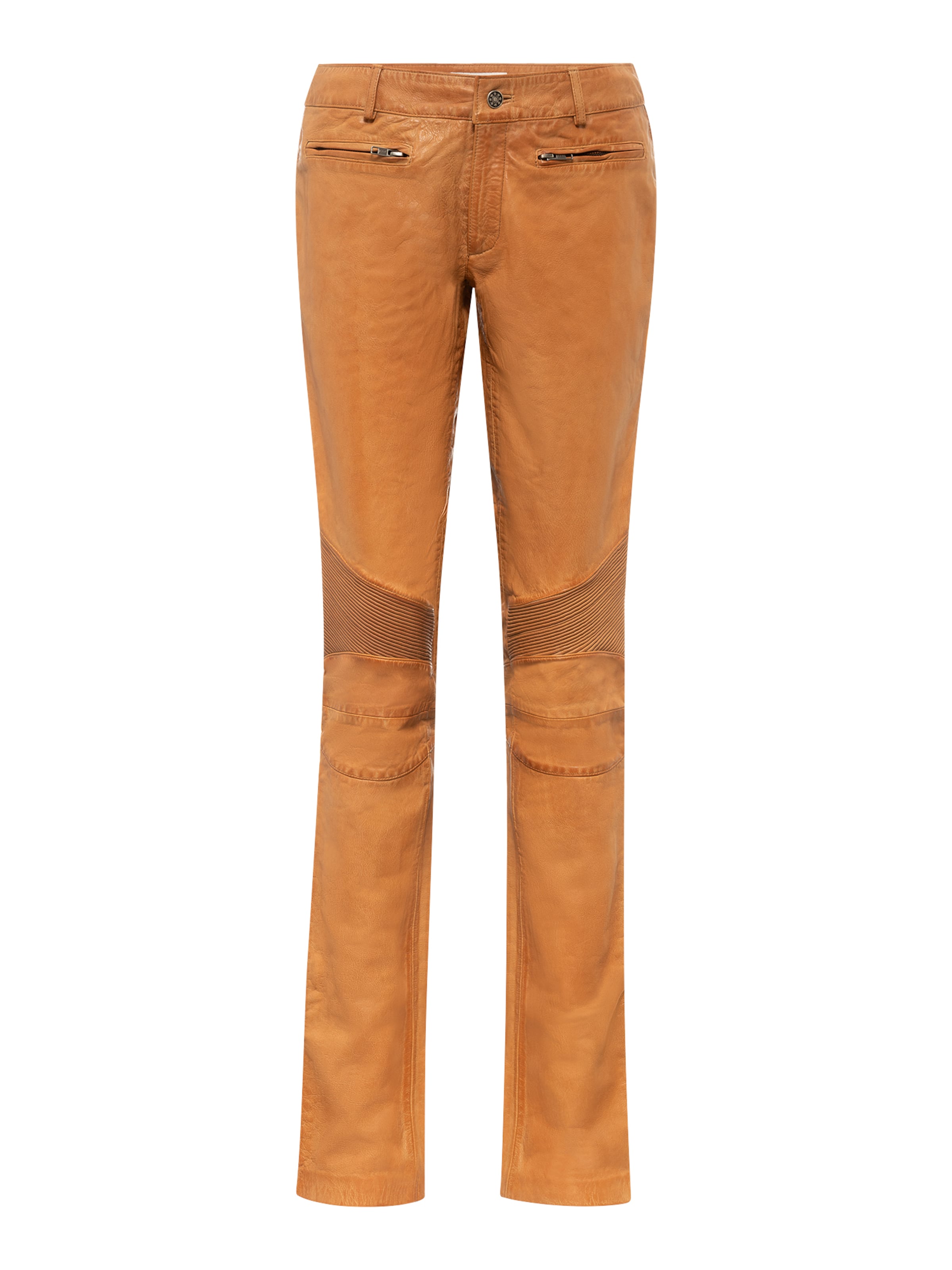 Coupe slim Pantalon 'Donna' RICANO en marron : devant
