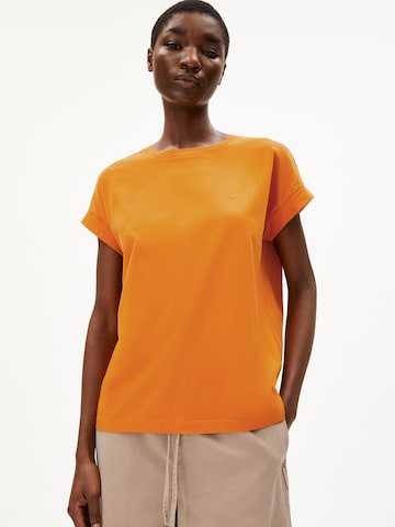 ARMEDANGELS T-Shirt IDAARA in Orange: Vorderseite