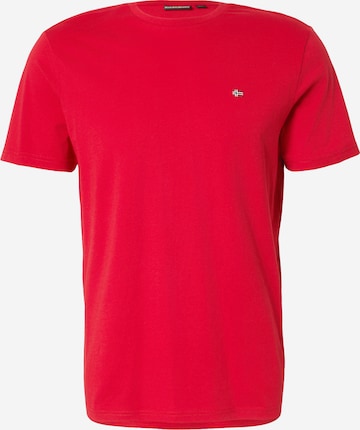 NAPAPIJRI - Camiseta 'SALIS' en rojo: frente