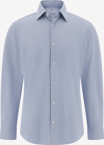 Camicia di Boggi Milano in blu: frontale