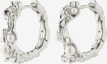 Boucles d'oreilles Pilgrim en argent : devant