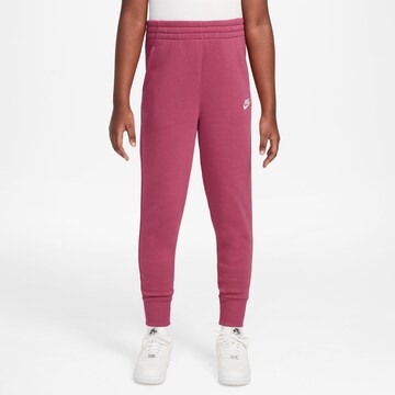 Nike Sportswear Regular Pants 'Club' in Pink: front