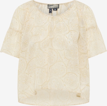 DreiMaster Vintage Blouse in Beige: front