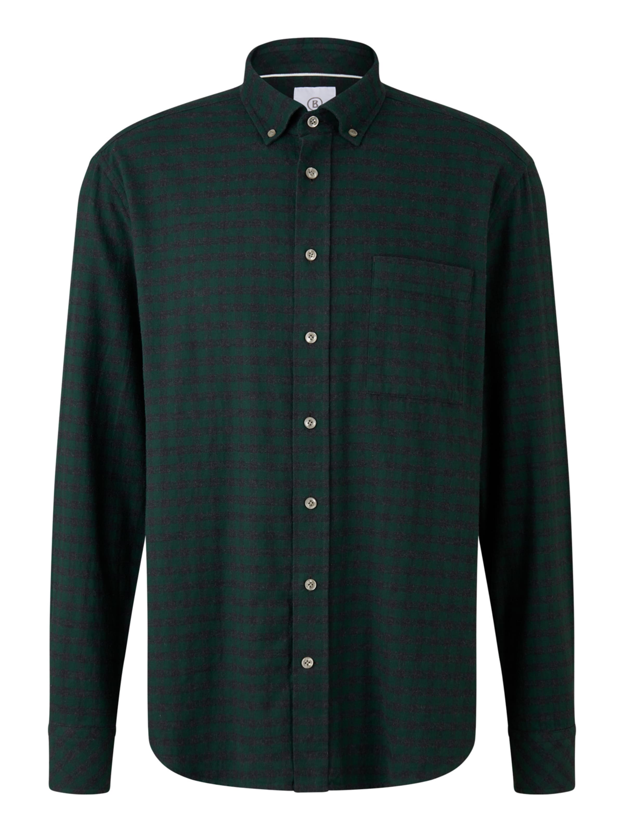 BOGNER Button Up Shirt 'Timt ' in Blue: front