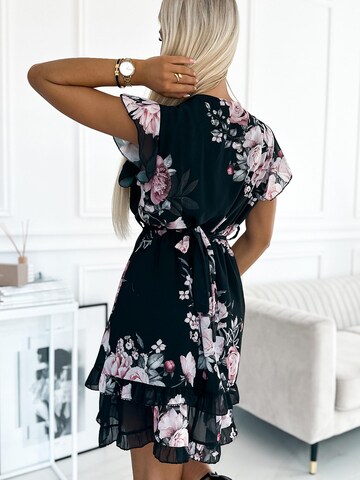 Numoco Sommerkleid 'Minikleid Patrizia' in Schwarz
