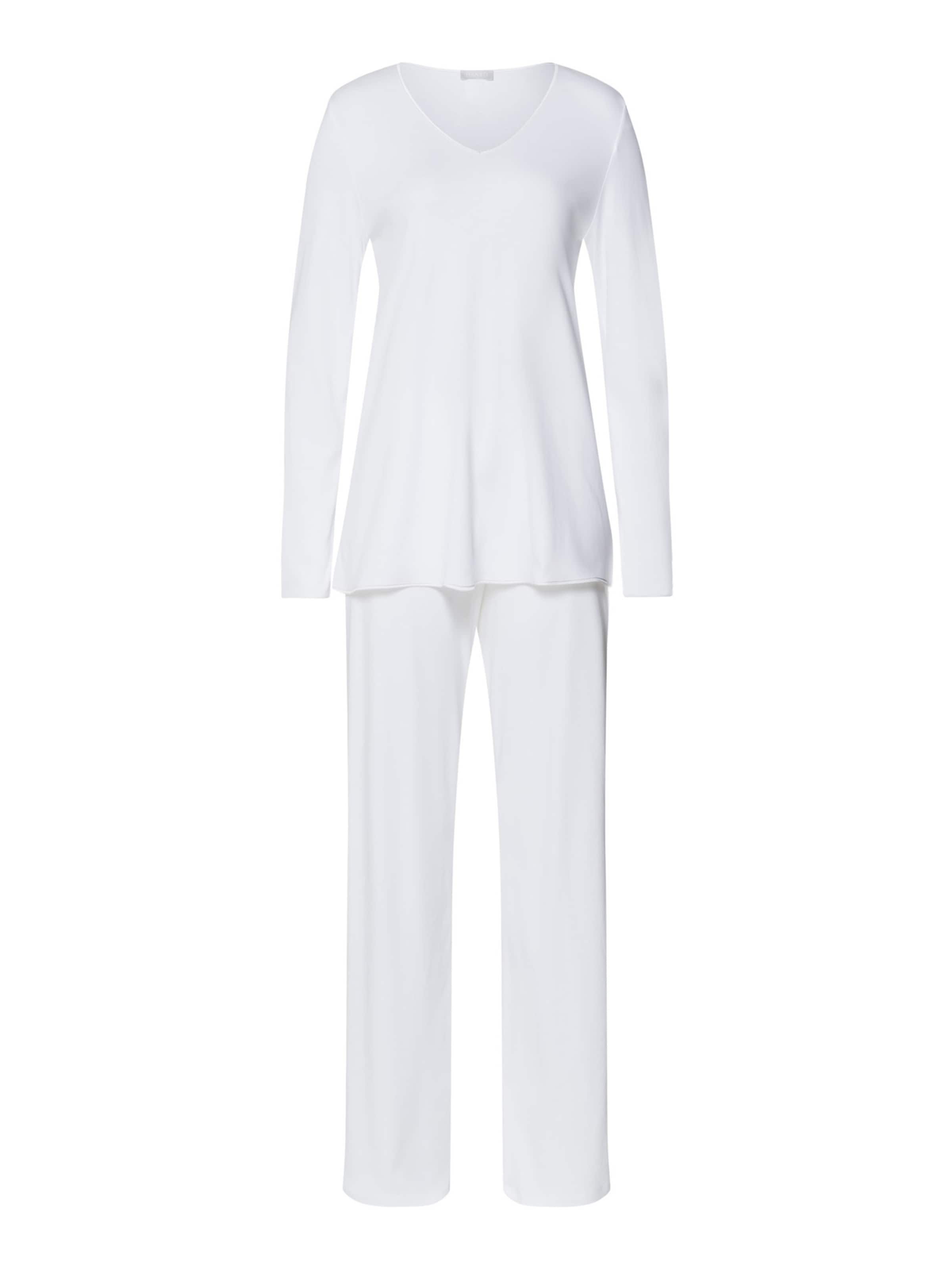 Pyjama Hanro en blanc : devant