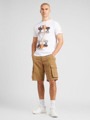 Regular Pantalon cargo HOLLISTER en marron