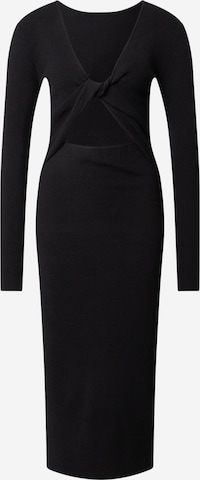 BZR Úpletové šaty 'Lela Jenner' – černá: přední strana