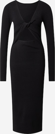 BZR Stickad klänning 'Lela Jenner' i svart, Produktvy