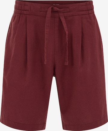 WE Fashion Loosefit Laskoshousut värissä punainen: etupuoli