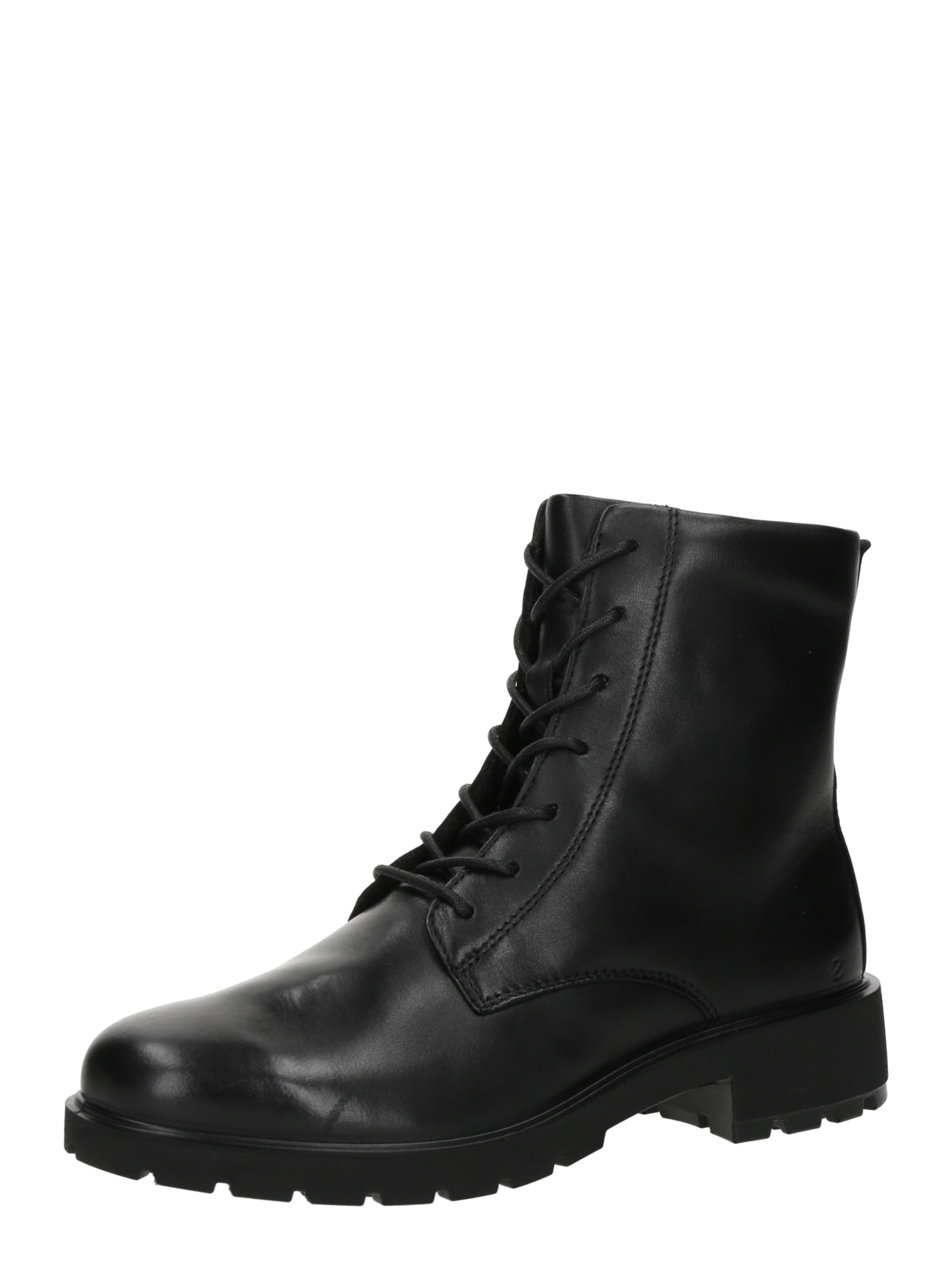 ECCO - Botines con cordones 'Vienna' en negro: frente