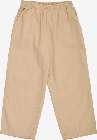 Pantalon Müsli by GREEN COTTON en marron : devant