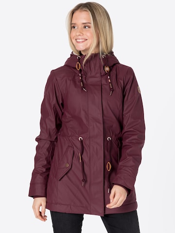 Ragwear Tussenparka 'MONADIS' in Rood: voorkant