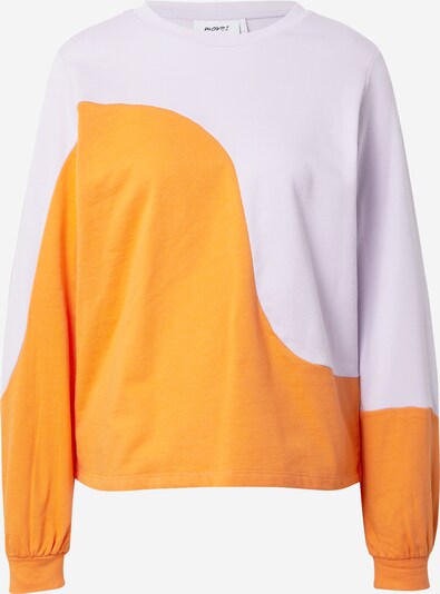 Moves Sweat-shirt en violet pastel / mandarine, Vue avec produit