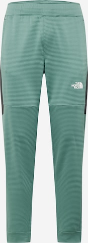 THE NORTH FACE Sportovní kalhoty – zelená: přední strana