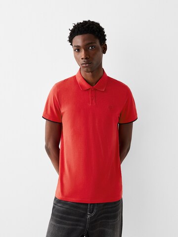 Bershka Shirt in Rood: voorkant