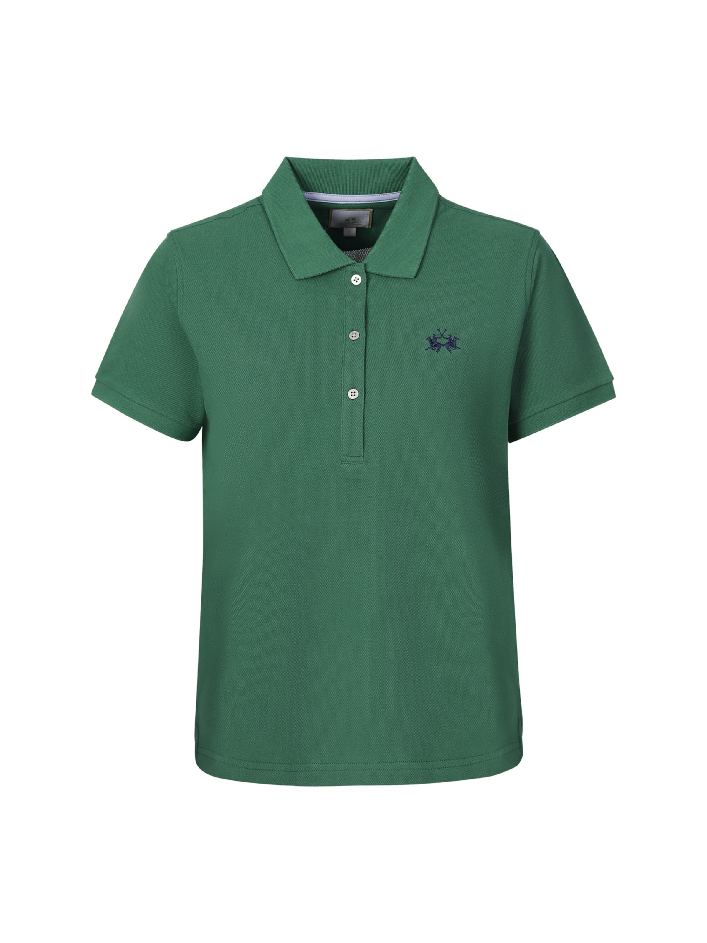 La Martina Poloshirt ' WCP006 ' in Grün: Vorderseite