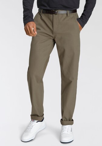 BRUNO BANANI Regular Chino Pants in Green: front