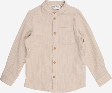 NAME IT Regular fit Overhemd 'NMMJOHN' in Grijs: voorkant