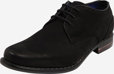 bugatti Chaussure à lacets 'Benigno' en noir, Vue avec produit