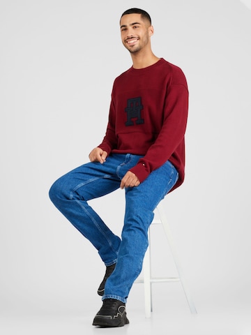 Pullover di TOMMY HILFIGER in rosso