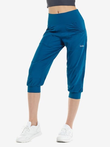 Tapered Pantaloni sport ' LEI201C ' de la Winshape pe albastru: față