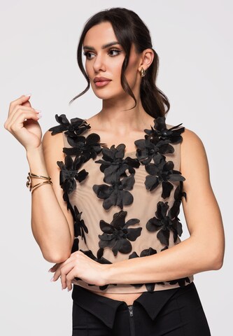 Ombre Top 'OW-TS-E0007' in Beige