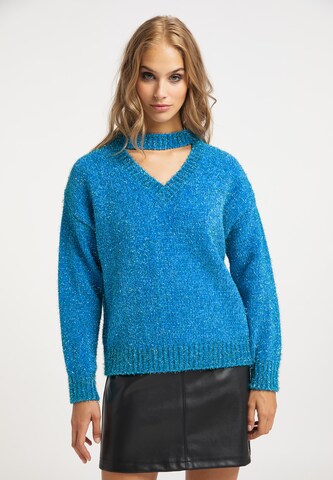 myMo at night Pullover in Blau: predná strana