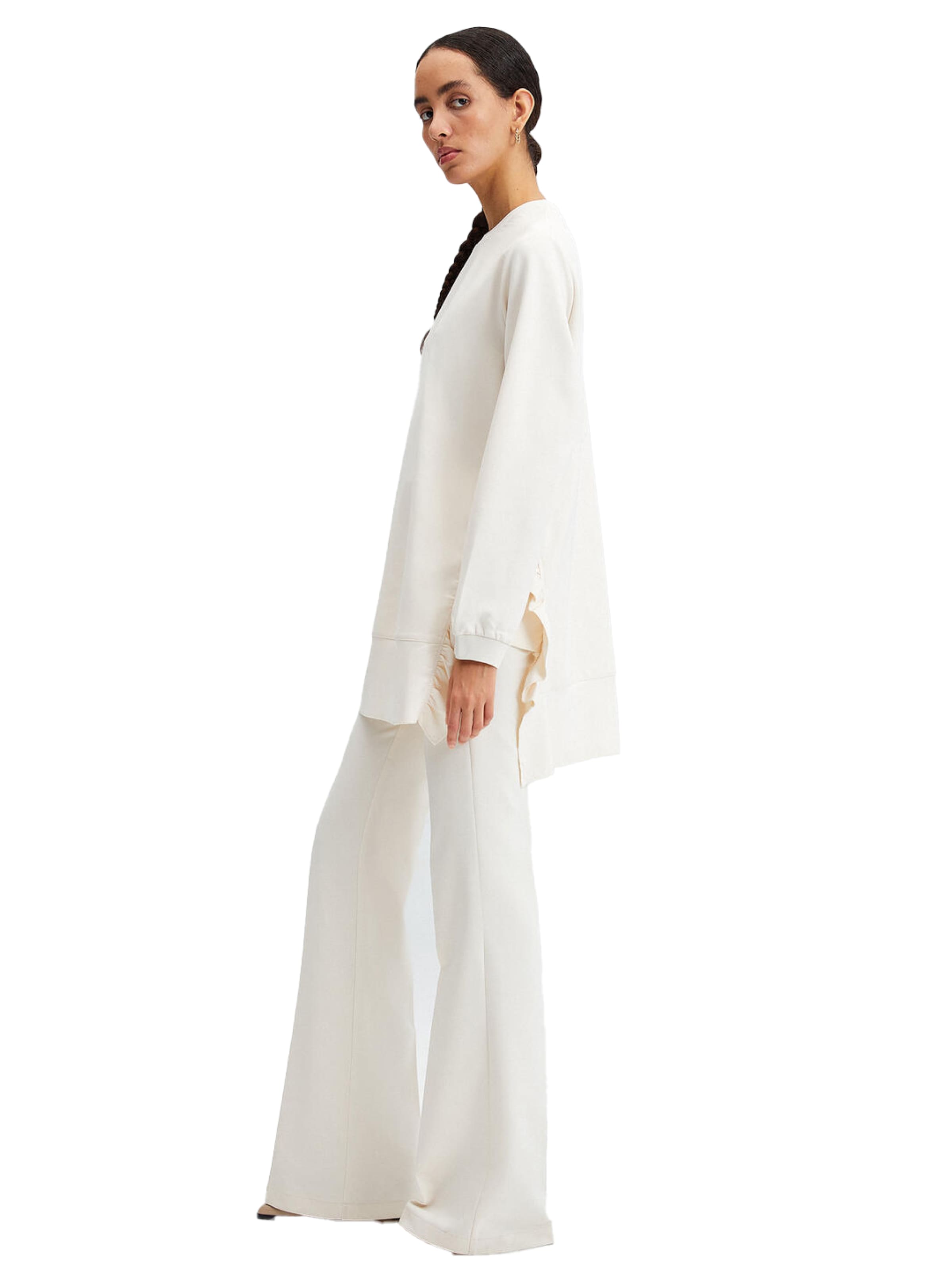 Touche Prive Sweatshirt in White