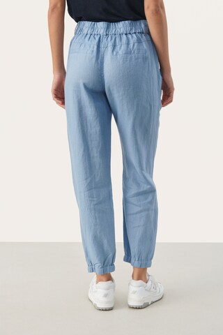 Part Two Tapered Broek 'Shenas' in Blauw