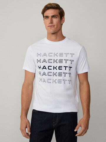 Maglietta di Hackett London in bianco: frontale