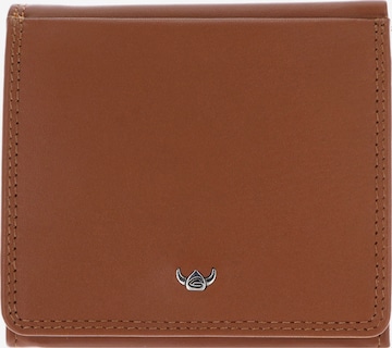 Porte-monnaies 'Polo' GOLDEN HEAD en marron : devant