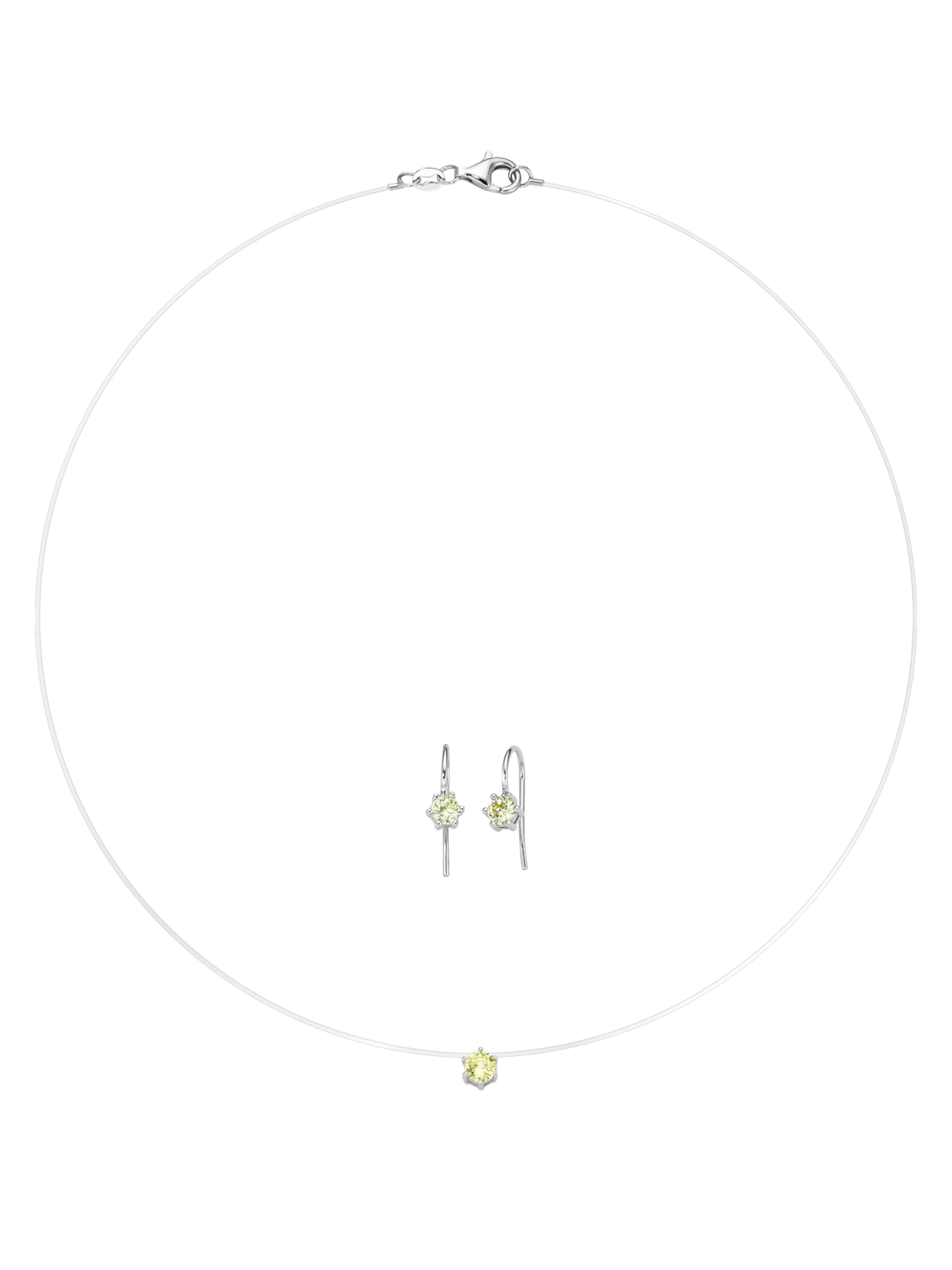 Smart Jewel Schmuckset in Silber: Vorderseite