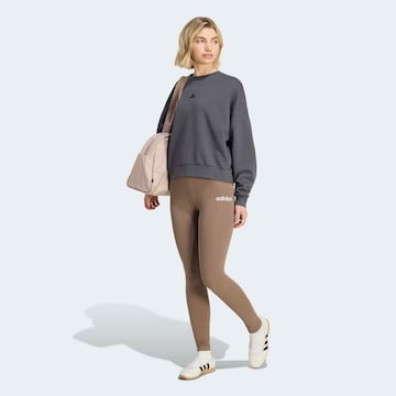ADIDAS SPORTSWEAR Skinny Workout Pants 'Essentials' in Brown