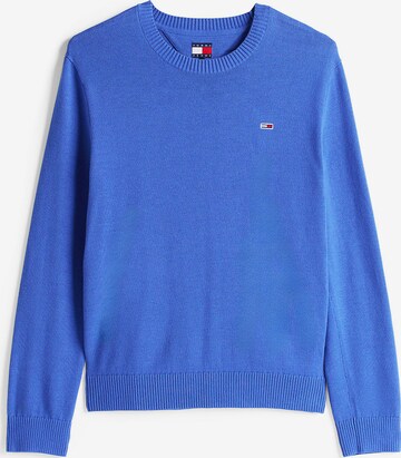 Tommy Jeans Trui 'Essential' in Blauw: voorkant