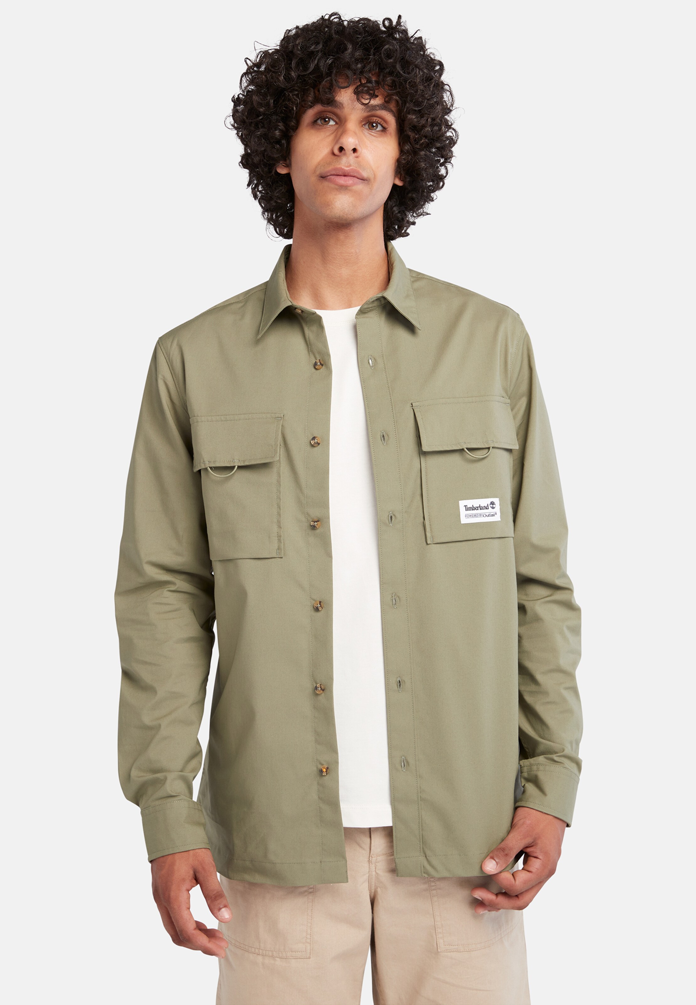 Regular fit Button Up Shirt Outlast Green S