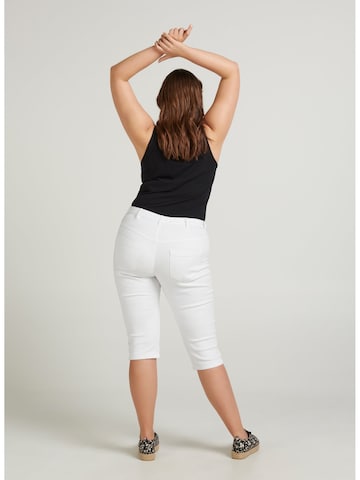 Zizzi Jeans 'Emily' in Weiß