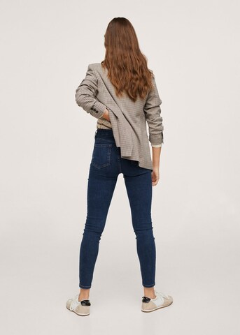 MANGO Skinny Jeans 'Anne' in Blau