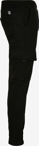 Effilé Pantalon cargo SOUTHPOLE en noir