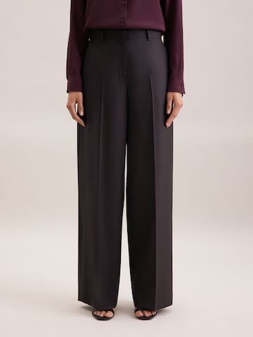 SEIDENSTICKER Regular Hose 'August Drop 252' in Schwarz: Vorderseite