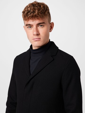 SELECTED HOMME Between-seasons coat 'HAGEN' in Black