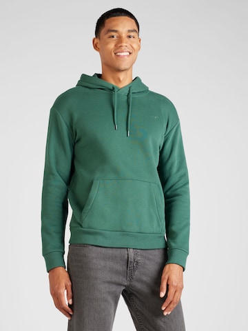 Sweat-shirt HOLLISTER en vert : devant