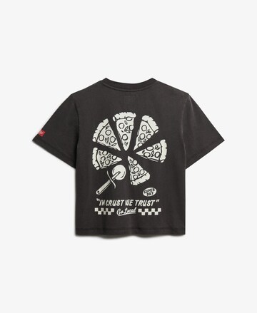 T-shirt 'Roadside Trade' Superdry en noir