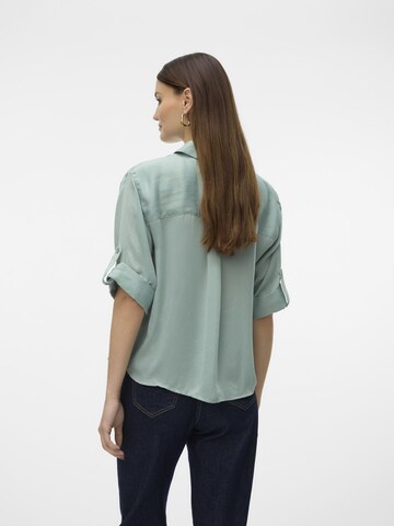 VERO MODA Bluse 'VMFabiana' i grøn