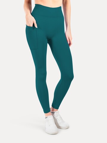 Skinny Leggings 'Adrielle' Smilodox en vert : devant