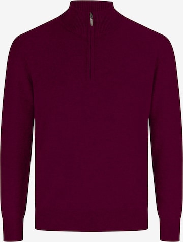 Pull-over CASH-MERE.CH en rouge : devant