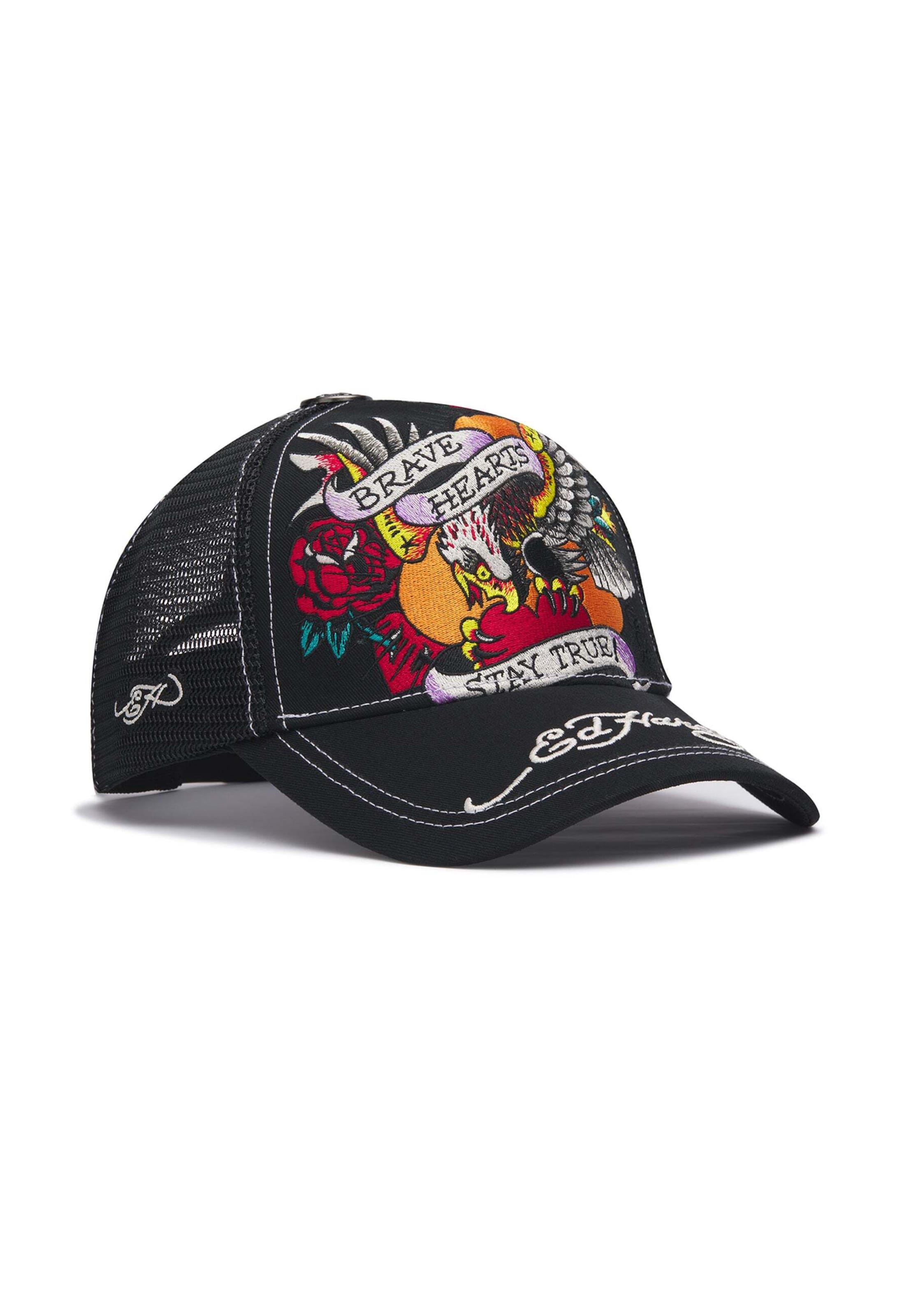 Ed Hardy Sapkák 'Brave Hearts' - fekete