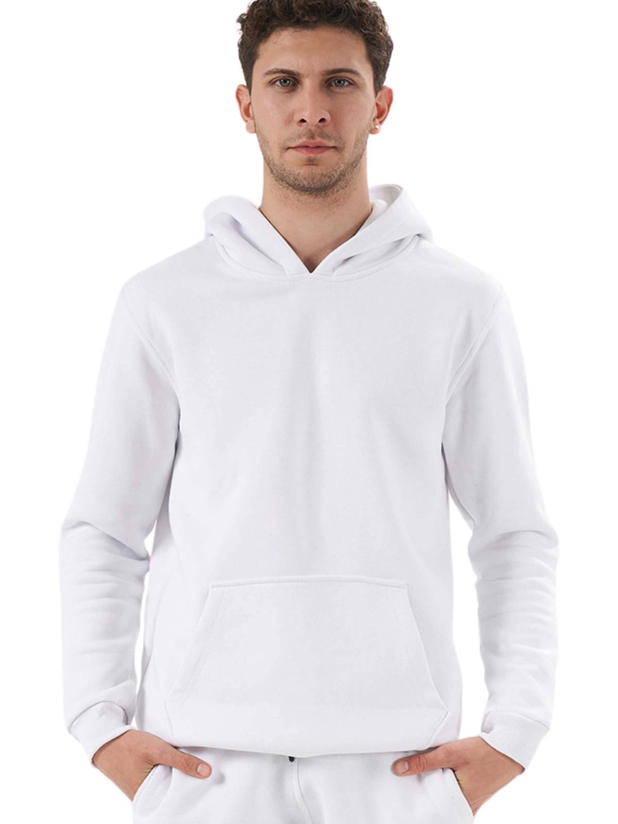 LOUIS LECLER Sweatshirt 'Hiro' in Wit