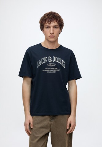JACK & JONES Μπλουζάκι 'JJEDENVER' σε μπλε: μπροστά