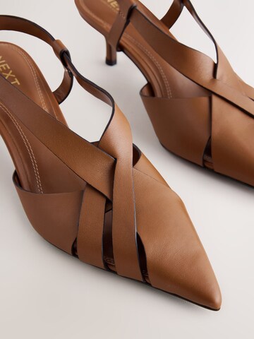 Next - Zapatos destalonado 'Forever Comfort®' en marrón